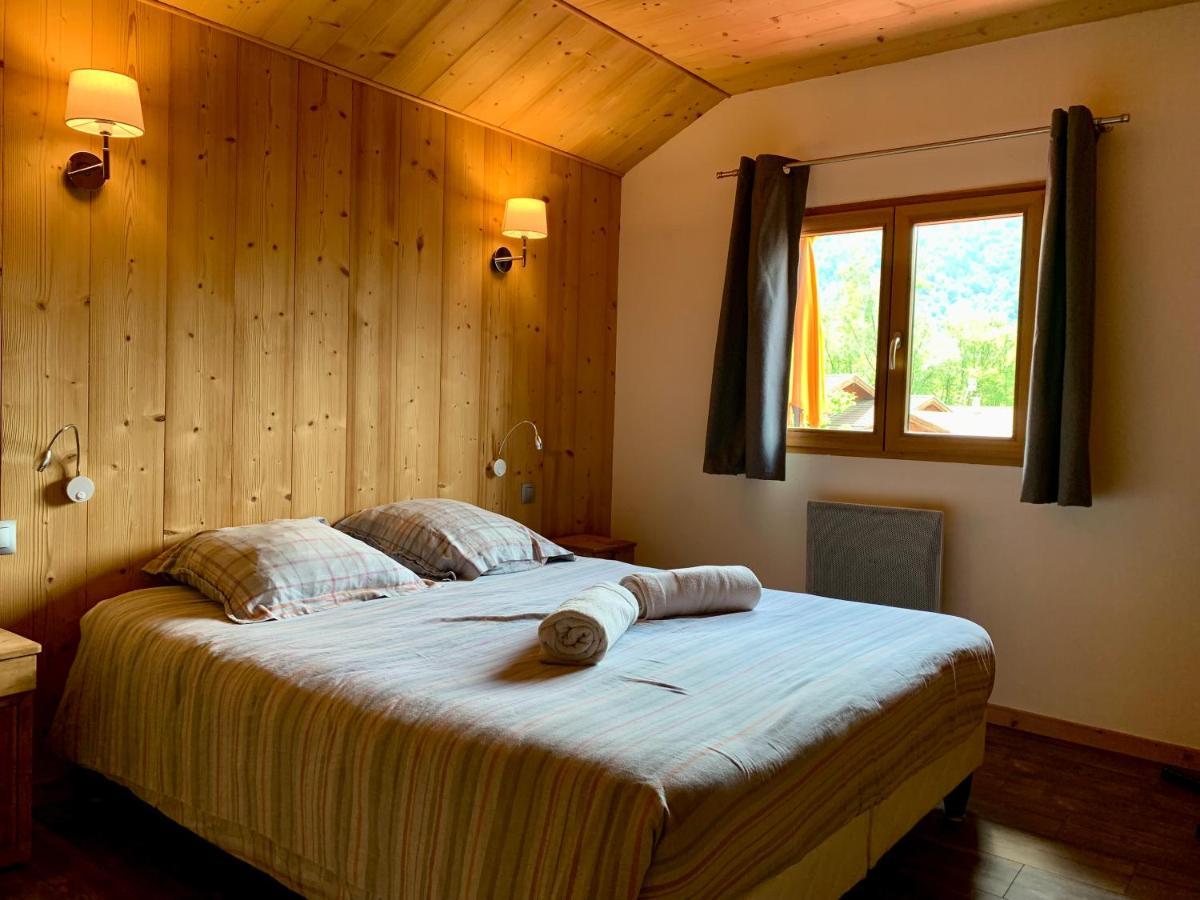 Appartement avec jacuzzi dans chalet privé, grande terrasse, parking gratuit Les Houches Exterior foto